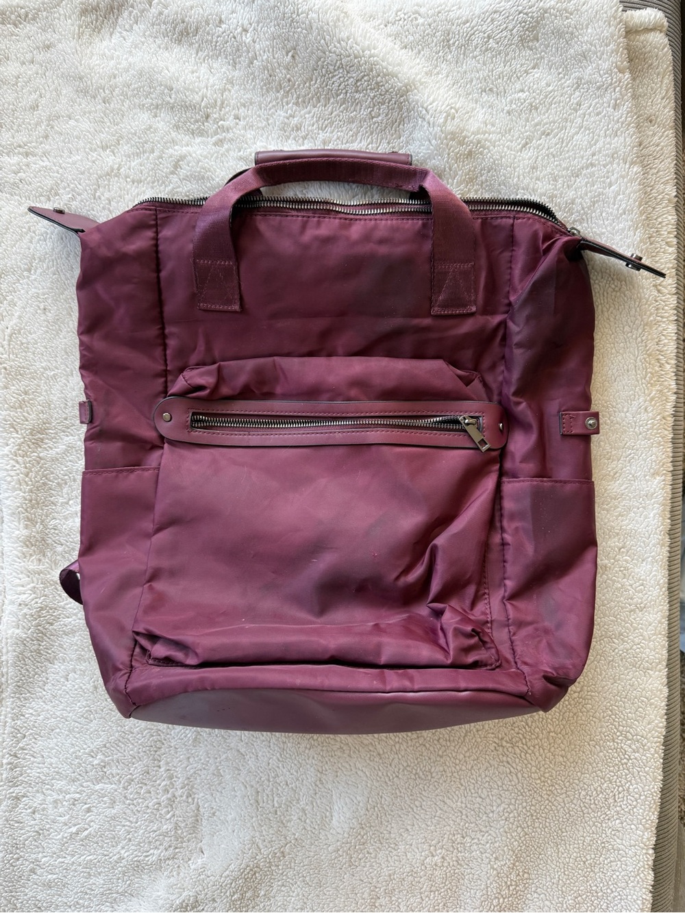 Women’s Everyday Burgundy Tote Backpack - A New Day